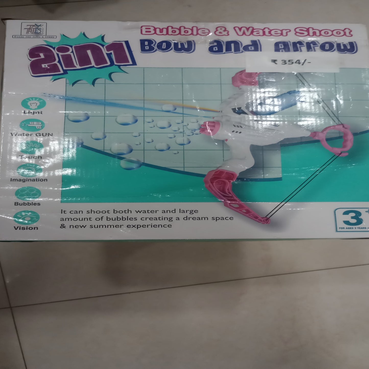 2in1 Bow & Arrow Bubble Gun