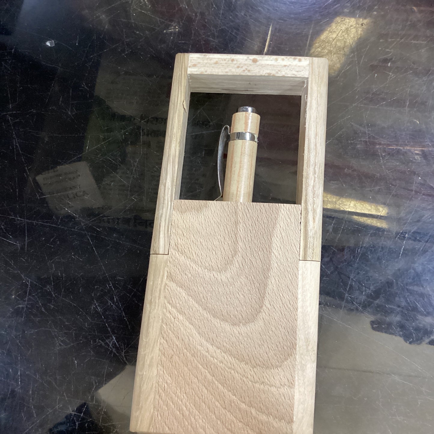 Pen With Wooden Stand