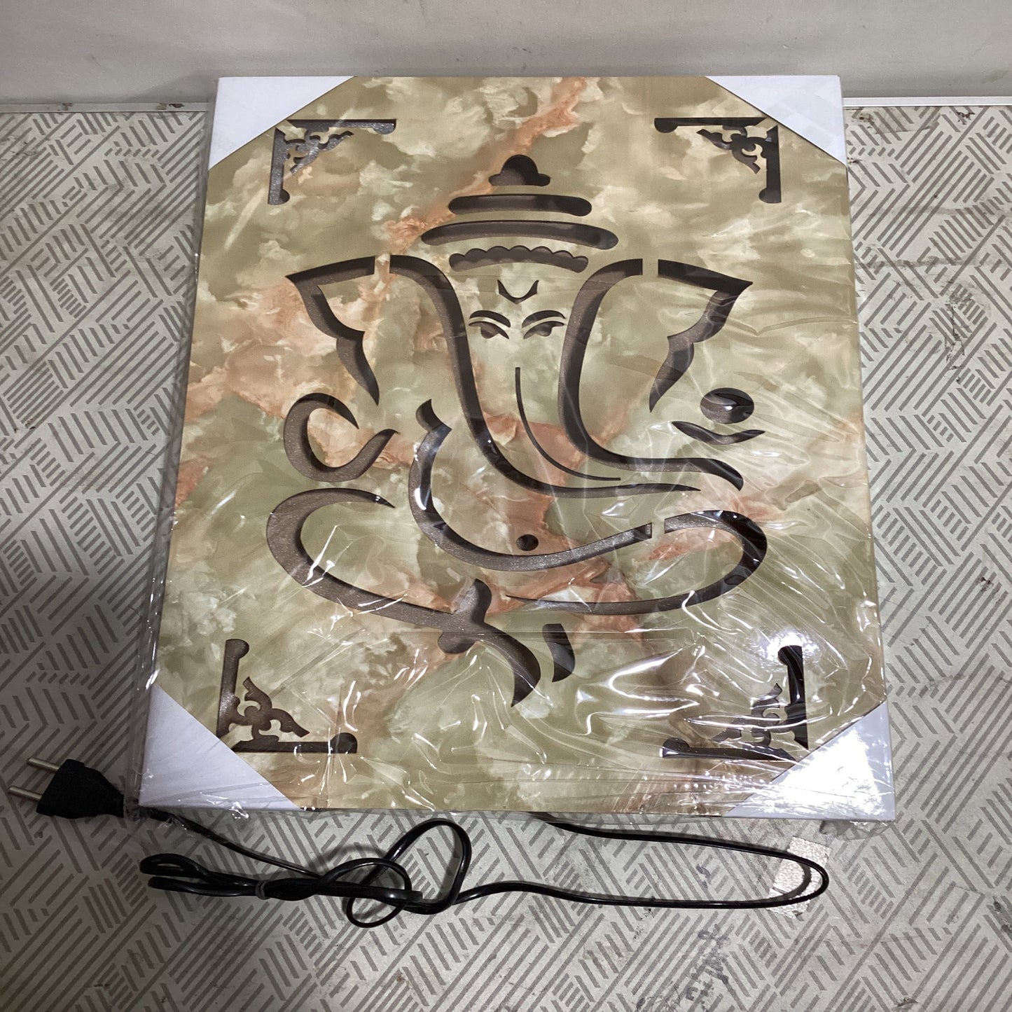 Ganesh Ji Light Frame (12x18)